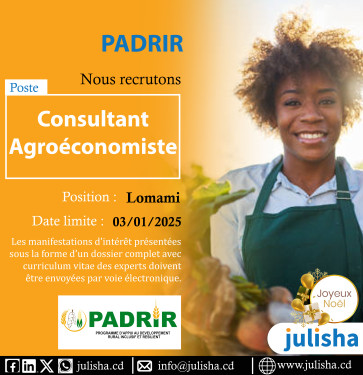 Consultant Agroéconomiste