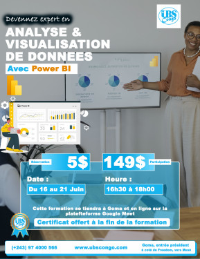 Formation en Analyse et Visualisation des données avec POWER BI
