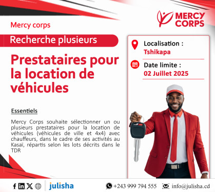 Plusieurs prestataires pour la location de véhicules