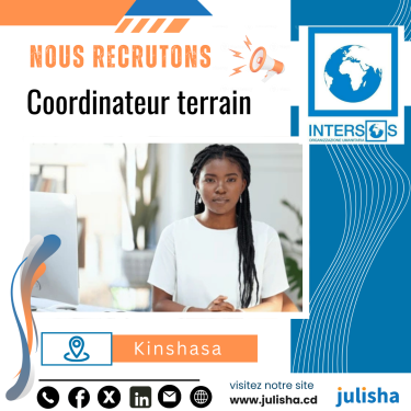 Coordinateur terrain