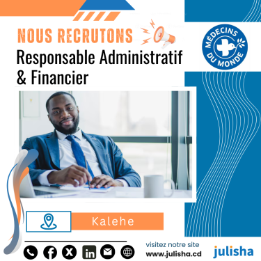 Responsable Administratif & Financier,