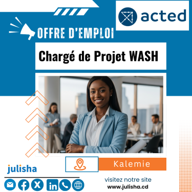 Chargé de Projet WASH