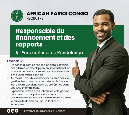 Responsable du financement et des rapports
