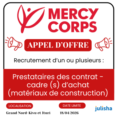 Un ou plusieurs prestataires des contrat -cadre (s) d’achat