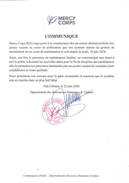 Avis au public
