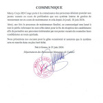 Avis au public