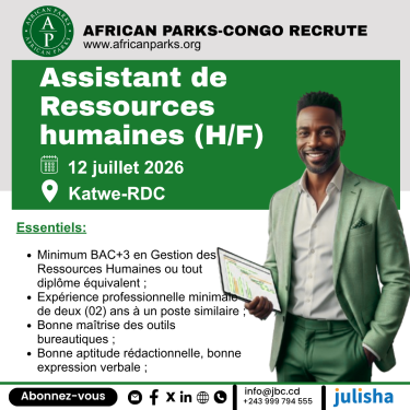 Assistant de Ressources humaines (H/F)